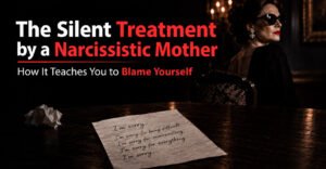 Read more about the article The Silent Treatment by a Narcissistic Mother: How It Teaches You to Blame Yourself